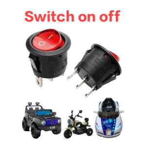 Round small o/f switch 2,3 pin set of 4 pcs