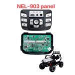 NEL 903 music panel for ride-on car and kids jeep dashboard with lights and buttons