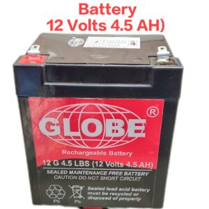 12V 4.5AH Rechargeable Battery for Rideon Car & Jeep – Globe