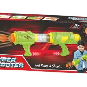 Hyper Shooter Pump Action Toy Gun with Foam Balls for Kids