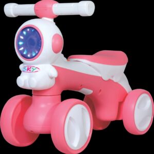 Sky Kids Rideon Bike Pink – Safe and Sturdy Ride-On Toy for Toddlers