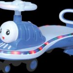 Sky Rideon Twister Blue with LED Lights – Fun and Safe Ride-On Car for Kids